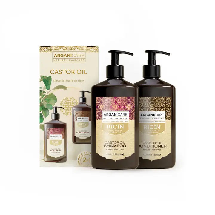 Kit de champú y acondicionador Castor (a base de aceite de ricino)