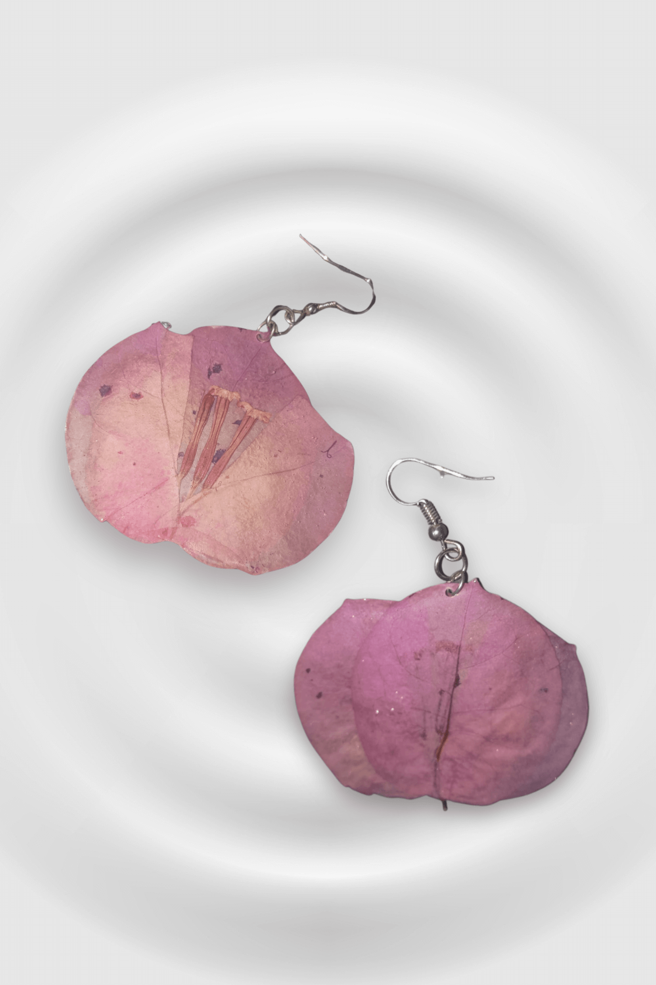 Pendiente de Flores Naturales en Resina