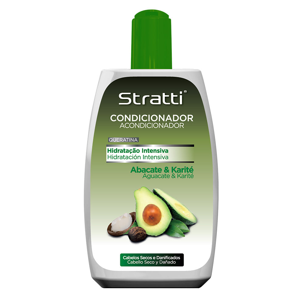 Acondicionador Stratti Aguacate & queratina con Manteca de Karité