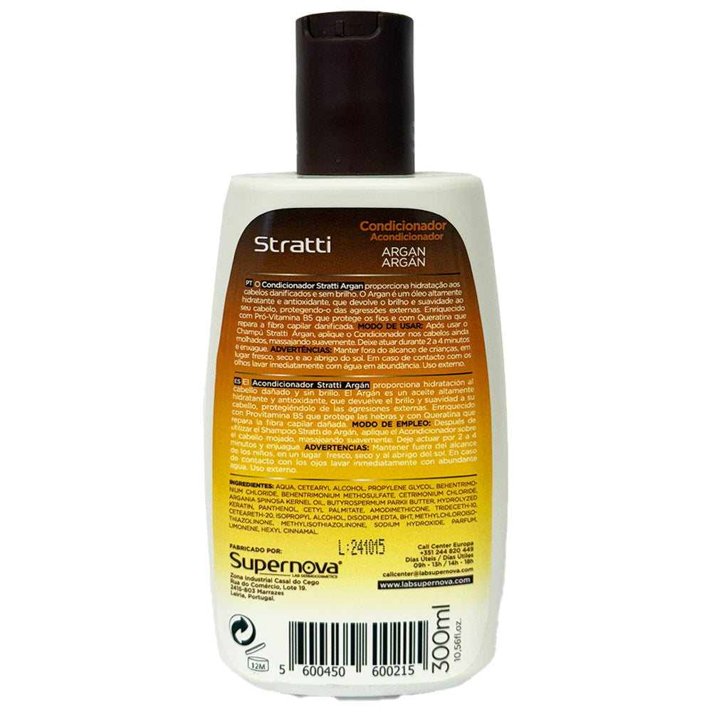 Acondicionador Stratti Argán & queratina con Pró-Vitamina B5