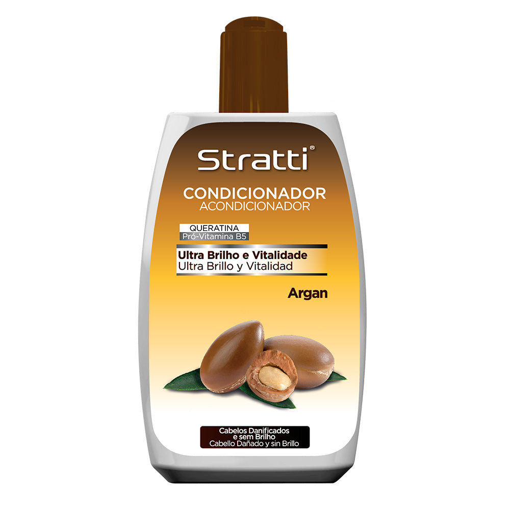 Acondicionador Stratti Argán & queratina con Pró-Vitamina B5
