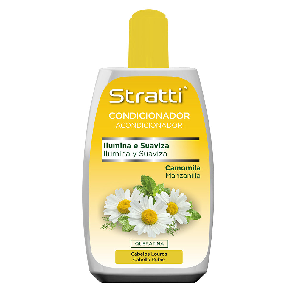 Acondicionador Stratti Manzanilla & queratina sin sal