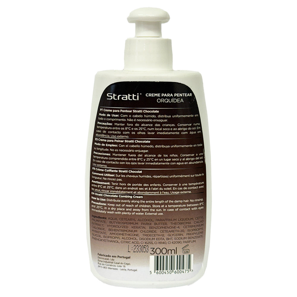 Crema de peinar Stratti Chocolate & queratina
