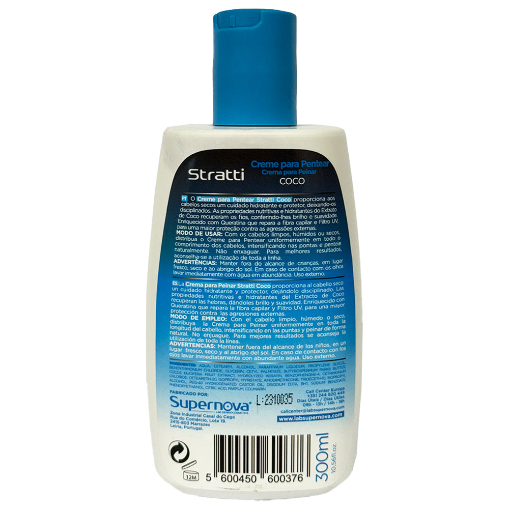 Crema de peinar Stratti Coco & queratina