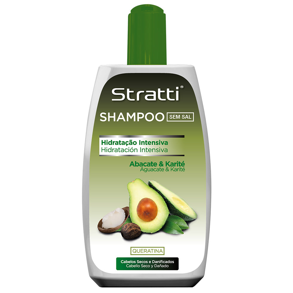 Champú Stratti Aguacate & queratina con Manteca de Karité