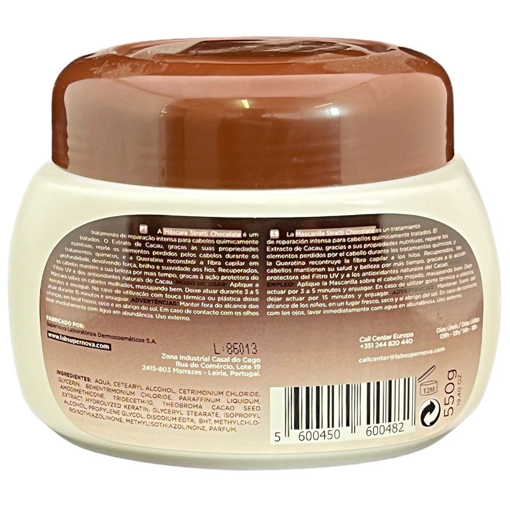 Mascarilla Stratti Chocolate & queratina