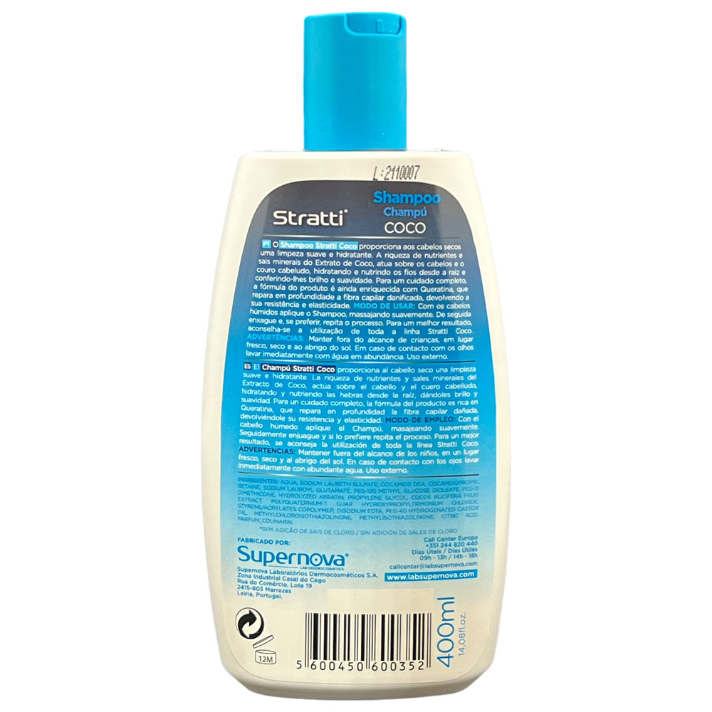 Champú Stratti Coco & queratina 