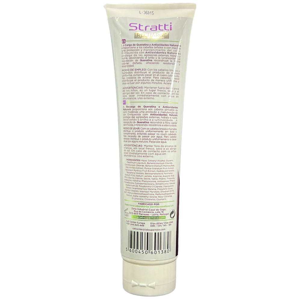 Carga de queratina Stratti Frutos Rojos & queratina con Vitamina C