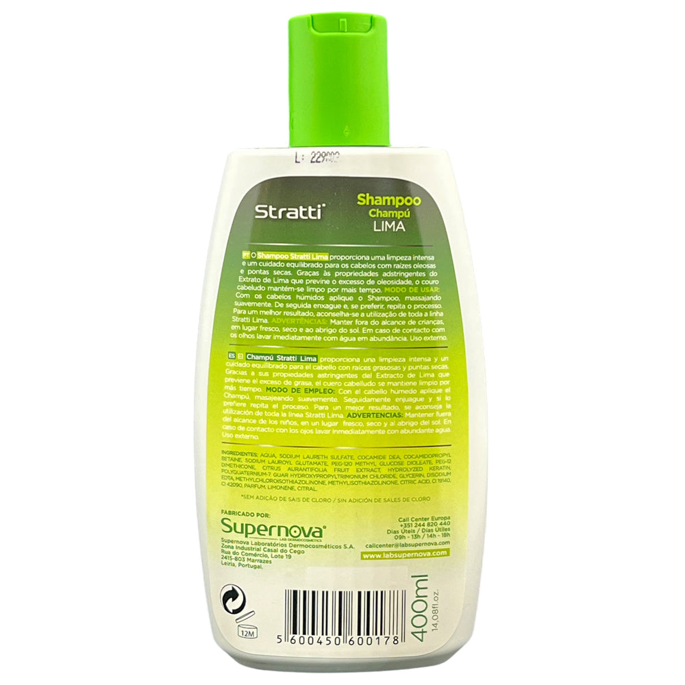 Champú Stratti Lima & queratina