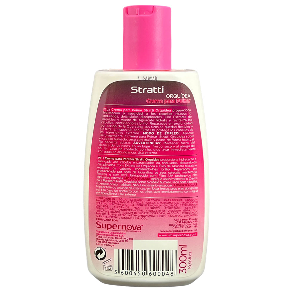 Crema de Peinar Stratti Orquídea & queratina con Filtro Solar UV